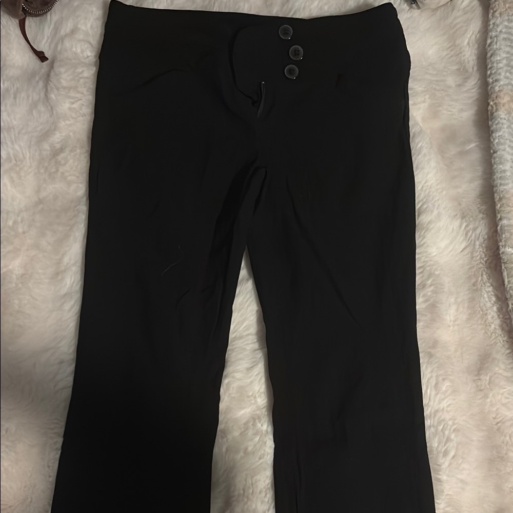 y2k black business pants 🖤📞